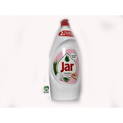 Jar Sensitive Aloe Vera & Pink Jasmine Scent prostriedok na umývanie riadu 900 ml