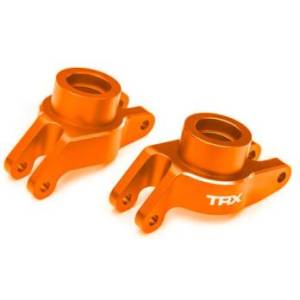 Traxxas задни главини алуминиеви оранжево анодирани (чифт)