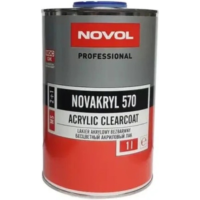 NOVOL NOVAKRYL 570 - Bezbarvý akrylový lak 1L