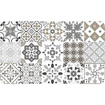 Douceur d'intérieur Бял килим от PVC 45x75 cm Salou - douceur d'intérieur (1740705)