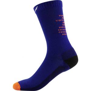 Salewa Мъжки туристически чорапи Salewa Ortles Dolomites All Mountain Crew Sock Walking socks - Electric - размер 39-41 (EU) (201-4830-0113)