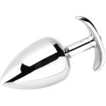 ZENN Toys ZENN Smooth Metal Butt Plug with Diamond - Large