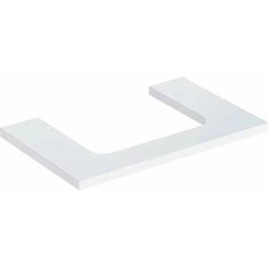 Geberit Плот за мивка Geberit One с централен изрез, лъскаво бяло, 75 см (505.282.00.1)