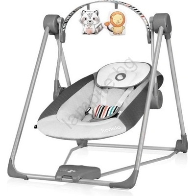 Lionelo - детска люлка OTTO 4xLR14 Cozy Grey (LN0367)