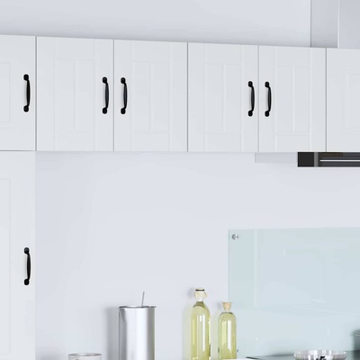 vidaXL Кухненски стени шкафове Lucca 2 pcs Бял гланц 60 x 31 x 40 см (884923)