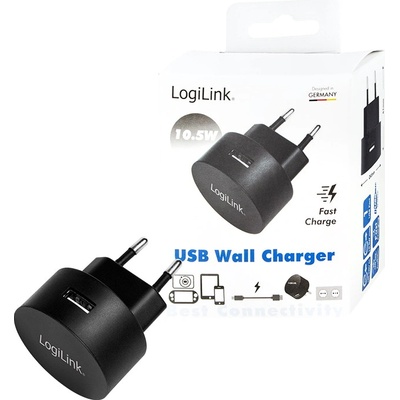 LogiLink Адаптер за USB гнездо Logilink, 1x USB порт за бързо зареждане, 10, 5 W