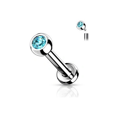 Šperky4U piercing do brady titan vnitřní závit TIT1010Q-12083