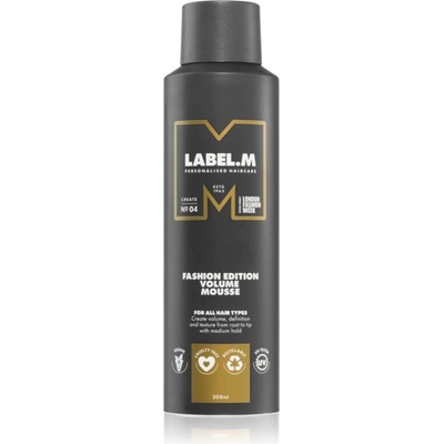 Label m Fashion Edition luxusná objemová pena pre všetky typy vlasov 200 ml