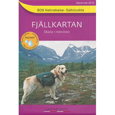 mapa SWE BD8 Kebnekaise - Saltoluokta 1:100 t.