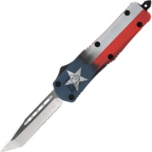 CobraTec Medium FS-3 Cerakote Texas Flag Tanto Serrated 06CT113