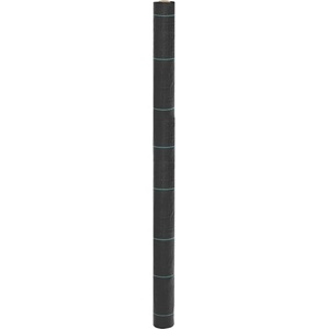 vidaXL Мембрана против плевели, черна, 1, 5x200 м, PP (4005191)