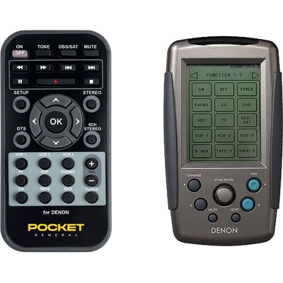 GENERAL Общ джобен контролер - малък дистанционен контрол за всички AVC усилватели на Denon + управление на CD (Общ джобен контролер)