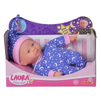 Simba Toys Кукла Simba Laura Little Star със светеща в тъмното пижама (105010010) (105010010)