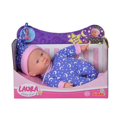 Simba Toys Кукла Simba Laura Little Star със светеща в тъмното пижама (105010010) (105010010)