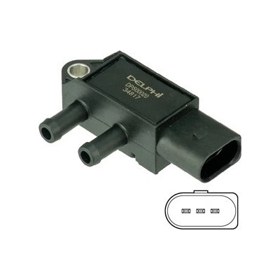 DELPHI Senzor, tlak výfukového plynu DPS00020