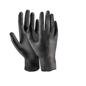 Active Gear Черни нитрилни ръкавици за еднократна употреба Active DEXT (D3620)