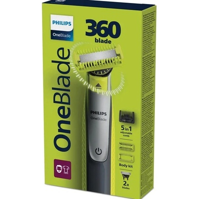 Philips OneBlade 360 QP2834/23 limetkovo zelená, tmavo šedá