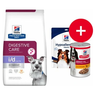Hill's Prescription Diet i/d ActivBiome Low Fat Kuracie 12 kg