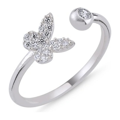 Olivie Stříbrný prsten Motyl 5343