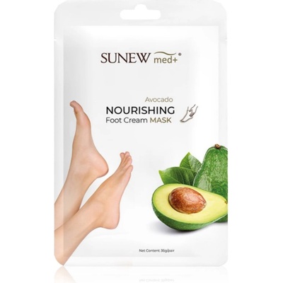 SUNEWMED+ Moisturising Foot Mask with Avocado Oil хидратиращи чорапи за ходила 1 чифт