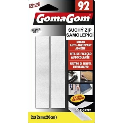Suchý zip GG 2cmx20cm bílý