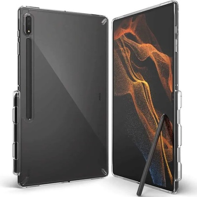 Ringke Противоударен Калъф за Samsung Tab S8 Ultra Book, Ringke Fusion X Case, Прозрачен (8809848207075)