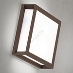 Orion - Външно осветително тяло HENRY 2xE27/15W/230V 26x26 cm IP44 кафяво (OR0343)
