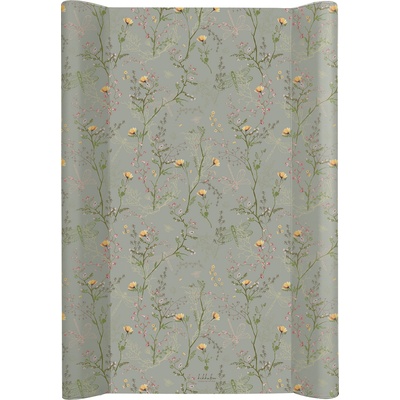 KikkaBoo Твърда PVC подложка за повиване 50х80см Secret Garden Green (31108060118)