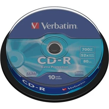 Image 1 of Verbatim CD-R Extra Protection 700 MB 10 броя (43437)