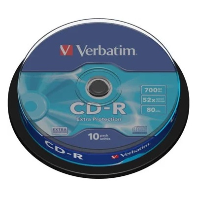 Verbatim CD-R Extra Protection 700 MB 10 броя (43437)