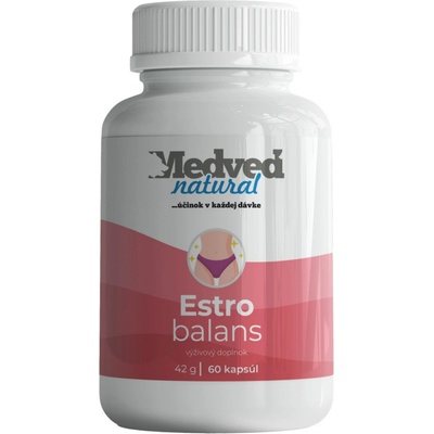 Medveď natural Estro Balans 60 kapsúl