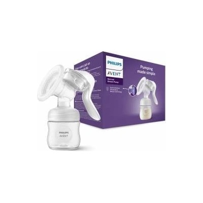 Philips AVENT manual breast pump - easy pumping, with Natural Motion technology, BPA-free (model SCF430/01) Transparent