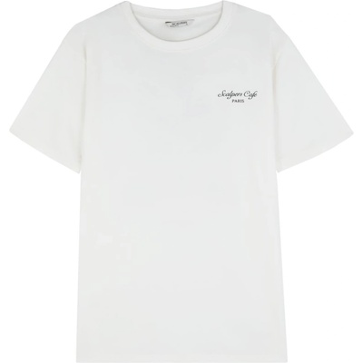 Scalpers Тениска бяло, размер XS