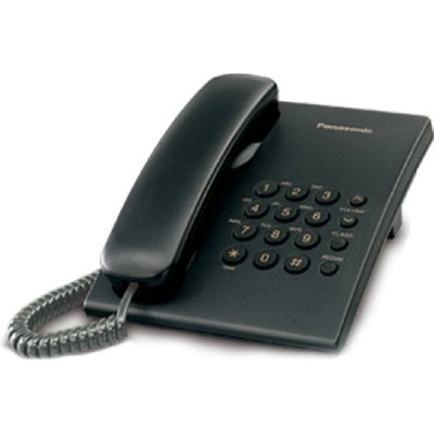 Panasonic KX-TS500 Аналогов телефон Черен (KX-TS500FXB)