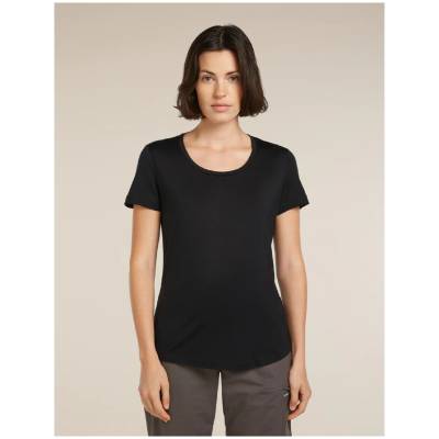 Icebreaker Women Merino 125 Cool-Lite Sphere III SS Scoop Tee Размер: L / Цвят: черен