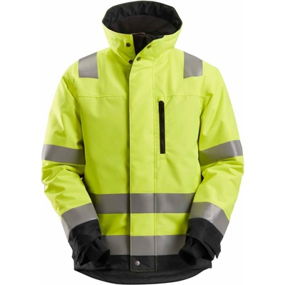 Snickers Workwear Bunda reflexná AW zimná 37.5 trieda 3 žltá/čierna