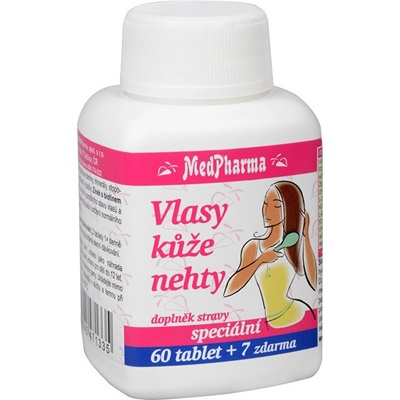 MedPharma Vlasy, kůže, nehty 67 tabliet