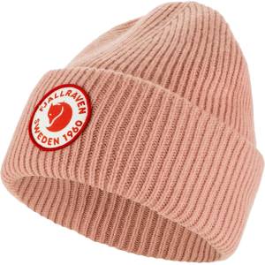 Fjällräven Зимна шапка (beanie) Fjällräven 1960 Logo Hat Beanie - Dusty Rose - размер One Size (204-6599-1111)