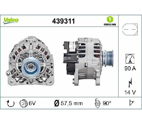 Generátor VALEO 439311