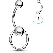 Piercingate piercing do pupíku s kroužkem PBV00576