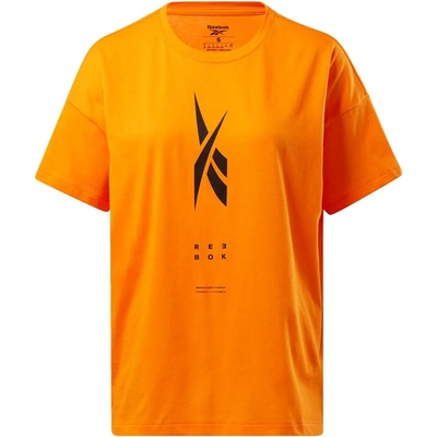 Reebok Дамска тениска Reebok Edgeworks Graphic T-Shirt Womens - High Vis Orange