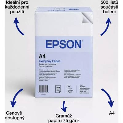 EPSON A4 75gsm, 500 listů