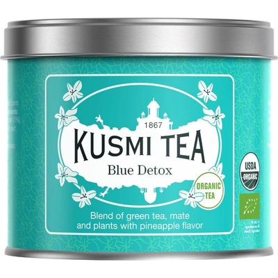 Kusmi Tea Organic Blue Detox sypaný čaj v plechovce 100 g