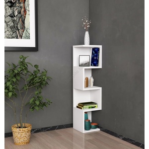 ASIR GROUP Етажерка ALIN 95x25 cм бяла (AS0842)