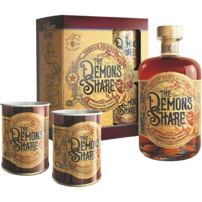 The Demon's Share 40% 0,7 l (dárkové balení 2 plecháčky)