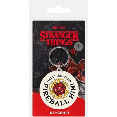 Přívěsek na klíče Stranger Things gumová Fireball Him