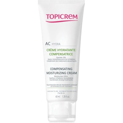 TOPICREM AC Compensating Moisturizing Cream хидратиращ крем за мазна кожа склонна към акне 40ml