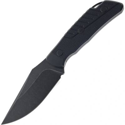 Petrified Fish PFP16 Barracuda, Black Stonewashed N690, Black G10 PFP16DDW