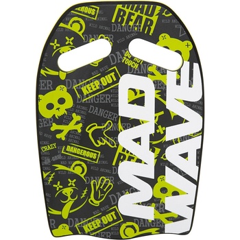 Mad Wave ergo kickboard printed черно/жълт
