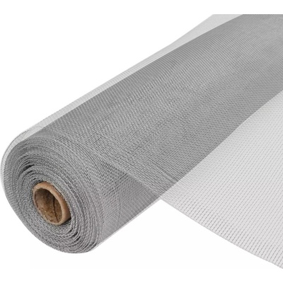ZBXL Síť proti hmyzu hliník 100 x 1 000 cm stříbrná
